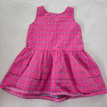 Load image into Gallery viewer, 90s Vintage Pink/Blue Floral Dress/Tunic kids 6-8
