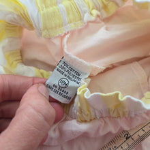 Load image into Gallery viewer, 90s Vintage Pink &amp; Yellow Striped Pants 18 months
