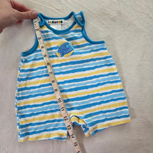 Load image into Gallery viewer, Y2k Vintage Fish Striped Cotton Romper 0-3 months
