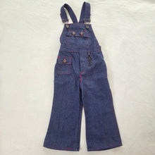 Load image into Gallery viewer, 70s/80s Vintage Flared Denim Overalls 3t
