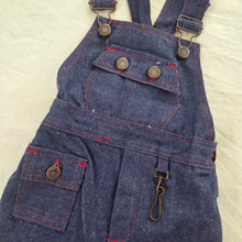 Load image into Gallery viewer, 70s/80s Vintage Flared Denim Overalls 3t
