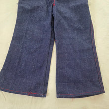 Load image into Gallery viewer, 70s/80s Vintage Flared Denim Overalls 3t

