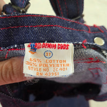 Load image into Gallery viewer, 70s/80s Vintage Flared Denim Overalls 3t
