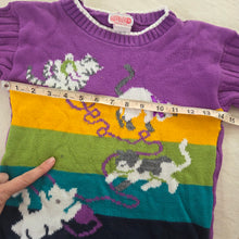 Load image into Gallery viewer, 90s Vintage Cats &amp; Yarn Knit Sweater kids 6
