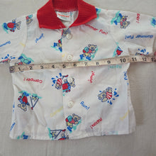 Load image into Gallery viewer, 80s Healthtex Camping Bear Shirt 12-18 months

