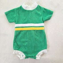 Load image into Gallery viewer, 80s Vintage Terrycloth Romper Newborn
