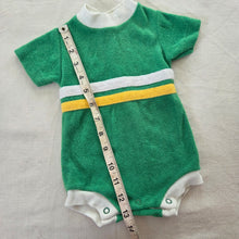 Load image into Gallery viewer, 80s Vintage Terrycloth Romper Newborn
