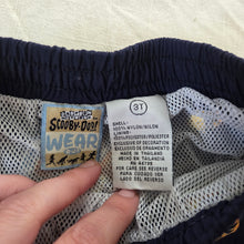 Load image into Gallery viewer, Y2k Vintage Scooby Doo Swim Trunks 3t
