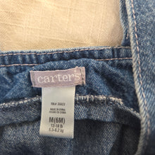 Load image into Gallery viewer, Y2k Vintage Embroidered Denim Dress 6 months
