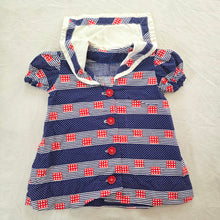 Load image into Gallery viewer, 80s Vintage Nautical Tunic Top 2t/3t
