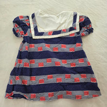 Load image into Gallery viewer, 80s Vintage Nautical Tunic Top 2t/3t
