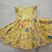 Load image into Gallery viewer, 90s/Y2k Vintage Animals Full Circle Dress 4t
