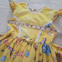 Load image into Gallery viewer, 90s/Y2k Vintage Animals Full Circle Dress 4t
