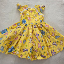 Load image into Gallery viewer, 90s/Y2k Vintage Animals Full Circle Dress 4t
