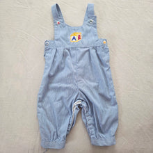 Load image into Gallery viewer, 80s Vintage Toy Block Overalls 6-9 months
