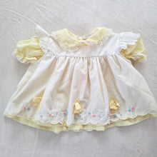 Load image into Gallery viewer, 80s Vintage Windmill Yellow Short Dress 3-6 months
