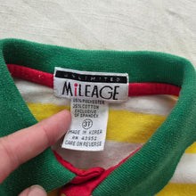 Load image into Gallery viewer, 90s Vintage Yellow Striped Shirt 2t/3t
