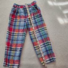 Load image into Gallery viewer, 80s/90s Vintage Colorful Plaid Pants 3t
