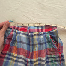 Load image into Gallery viewer, 80s/90s Vintage Colorful Plaid Pants 3t

