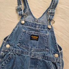 Load image into Gallery viewer, 90s Vintage Oshkosh Denim Overalls 24 months
