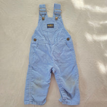 Load image into Gallery viewer, 80s Vintage Oshkosh Blue Cord Overalls 18 months
