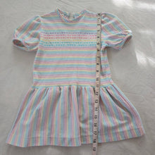 Load image into Gallery viewer, 80s Vintage Healthtex Rainbow Heart Dress 4t
