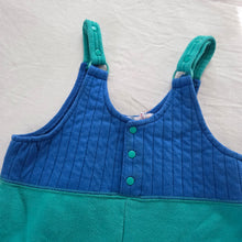 Load image into Gallery viewer, 90s Vintage Gymboree Color Block Overalls 2t
