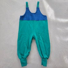 Load image into Gallery viewer, 90s Vintage Gymboree Color Block Overalls 2t

