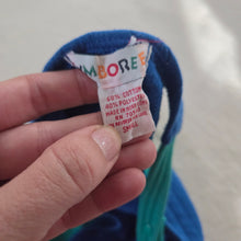 Load image into Gallery viewer, 90s Vintage Gymboree Color Block Overalls 2t
