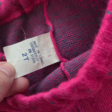 Load image into Gallery viewer, 90s Vintage Knit Girly Pants 18 months
