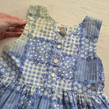 Load image into Gallery viewer, 90s Vintage Patchwork Floral Cotton Dress kids 6
