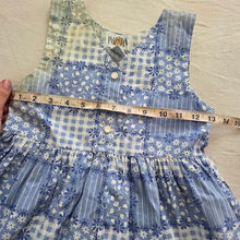 Load image into Gallery viewer, 90s Vintage Patchwork Floral Cotton Dress kids 6
