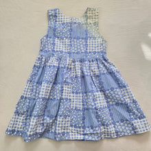 Load image into Gallery viewer, 90s Vintage Patchwork Floral Cotton Dress kids 6
