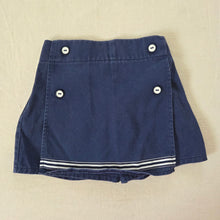 Load image into Gallery viewer, Vintage Navy Blue Skort 2t
