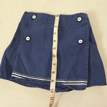 Load image into Gallery viewer, Vintage Navy Blue Skort 2t
