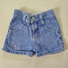 Load image into Gallery viewer, Vintage Lee Floral Jean Shorts 18 months
