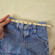 Load image into Gallery viewer, Vintage Lee Floral Jean Shorts 18 months
