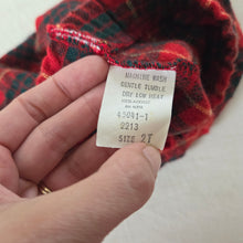 Load image into Gallery viewer, Vintage Plaid Twirly Skirt 2t
