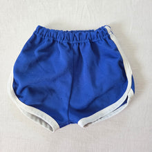 Load image into Gallery viewer, Vintage Blue Short Shorts 18-24 months

