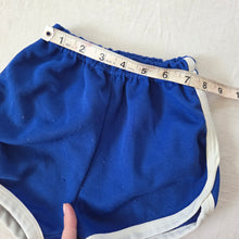 Load image into Gallery viewer, Vintage Blue Short Shorts 18-24 months

