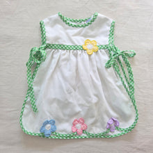 Load image into Gallery viewer, Vintage Colorful Flower Dress Overlay 9-12 months
