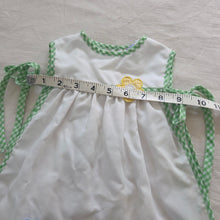 Load image into Gallery viewer, Vintage Colorful Flower Dress Overlay 9-12 months
