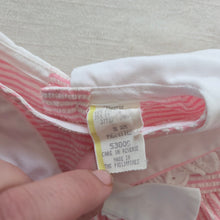 Load image into Gallery viewer, Vintage Sailboat Pink Seersucker Top 12 months

