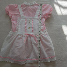 Load image into Gallery viewer, Vintage 2-Piece Pink Dress Set 2t/3t
