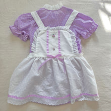 Load image into Gallery viewer, Vintage 2-Piece Purple Dress Set 2t/3t

