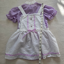 Load image into Gallery viewer, Vintage 2-Piece Purple Dress Set 2t/3t
