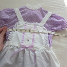 Load image into Gallery viewer, Vintage 2-Piece Purple Dress Set 2t/3t
