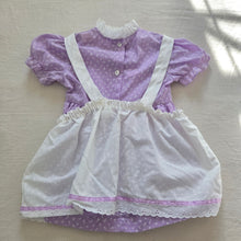 Load image into Gallery viewer, Vintage 2-Piece Purple Dress Set 2t/3t
