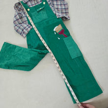 Load image into Gallery viewer, Vintage Paintbrush Overalls + Shirt Set 3t
