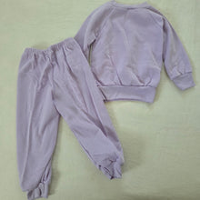 Load image into Gallery viewer, Vintage Cheetah Lavender Matching Set 3t
